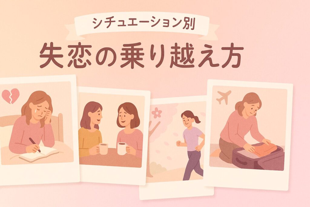 【シチュエーション別】失恋の乗り越え方