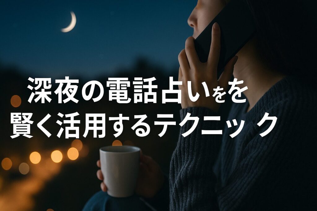 深夜の電話占いを賢く活用するテクニック