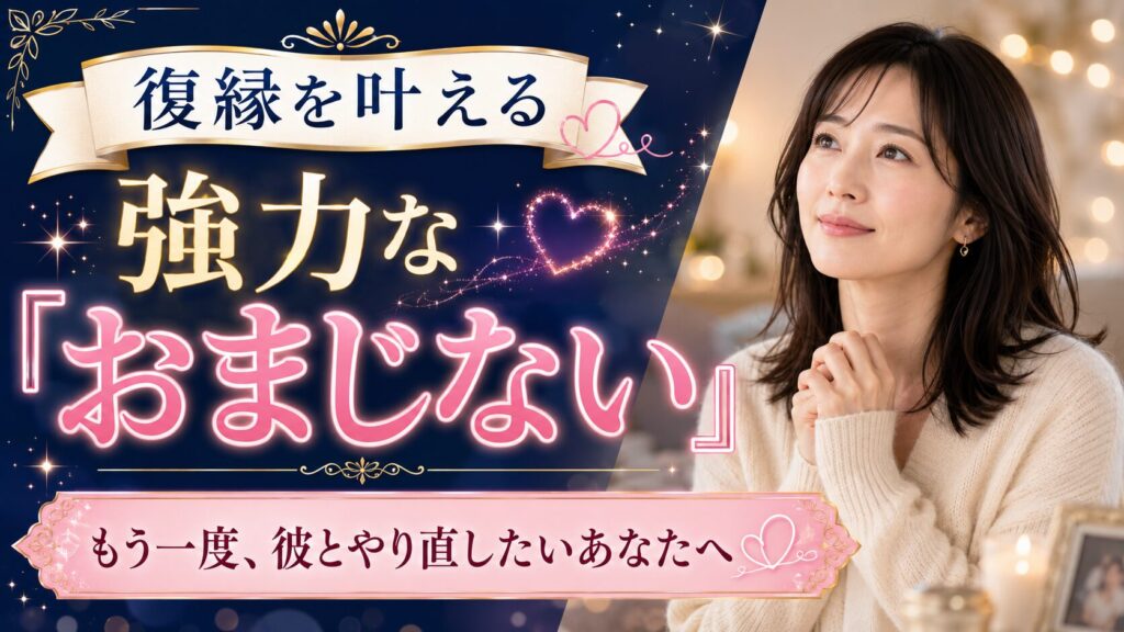 復縁を叶える強力な「おまじない」｜もう一度、彼とやり直したいあなたへ