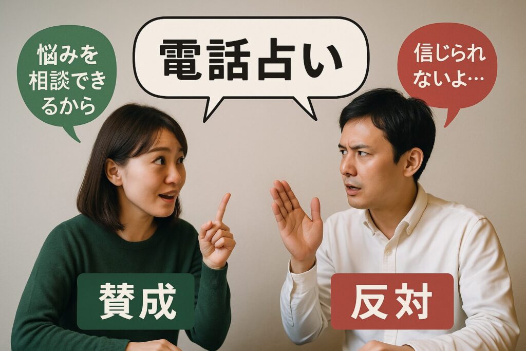電話占いに頼るのはあり?なし?賛成・反対それぞれの意見を紹介