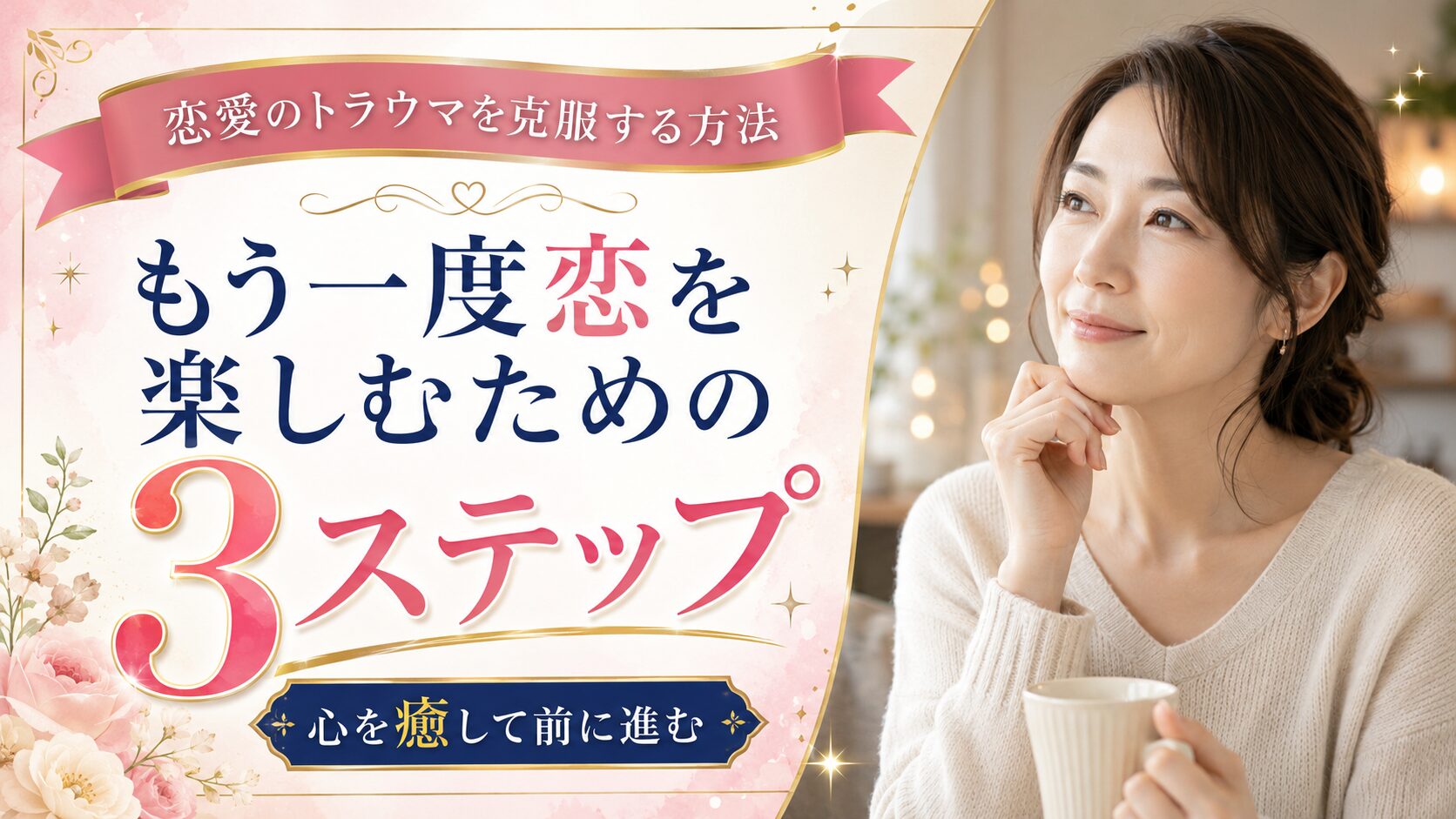 恋愛のトラウマを克服する方法｜もう一度恋を楽しむための3ステップ