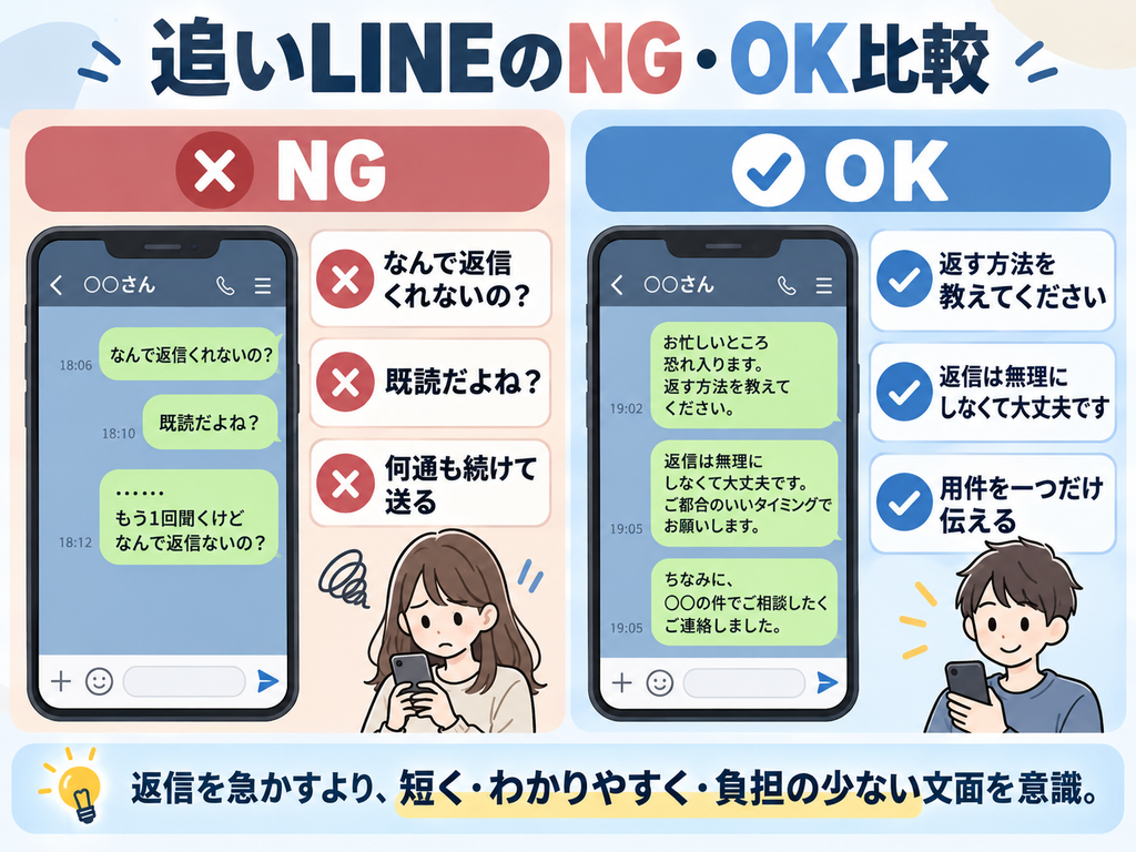 【例文4選】既読無視された元彼に送るLINEはどう書く?