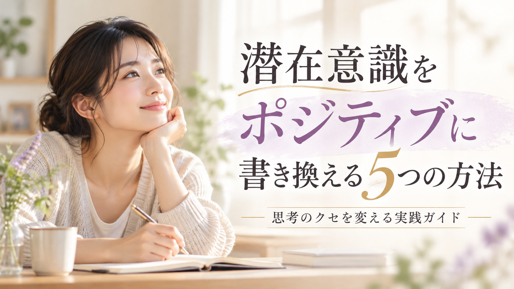 潜在意識をポジティブに書き換える5つの方法｜思考のクセを変える実践ガイド