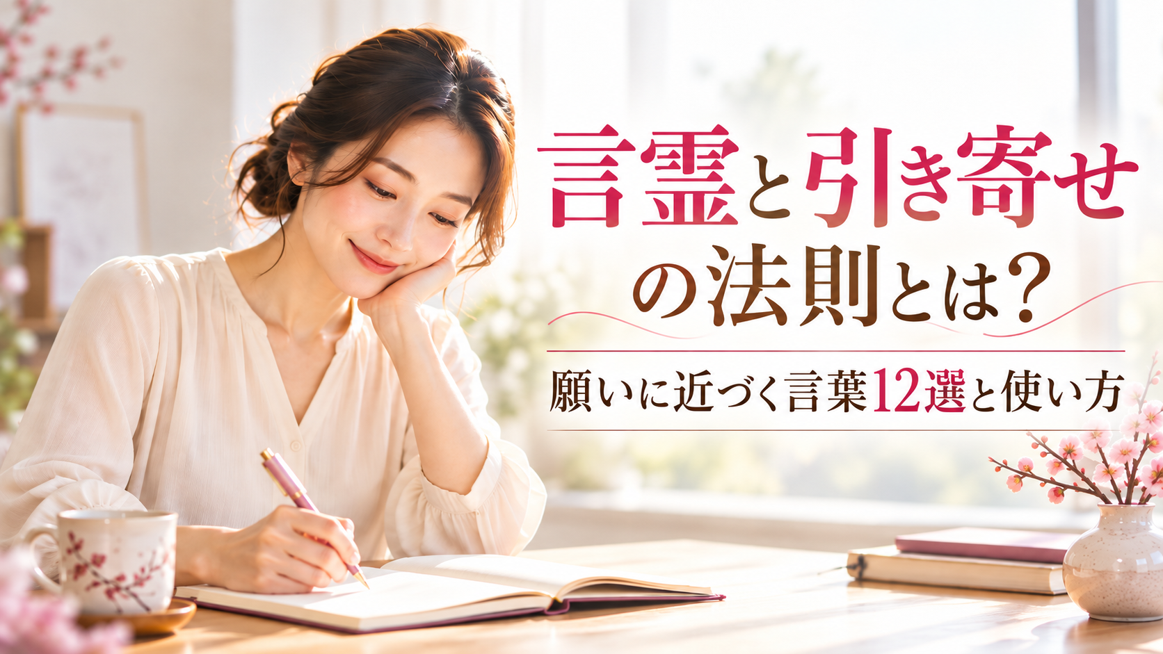 言霊と引き寄せの法則とは？｜願いに近づく言葉12選と使い方